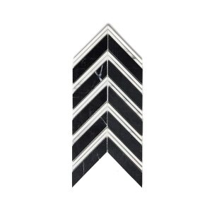 Marmi Black Marble Polished Mosaic