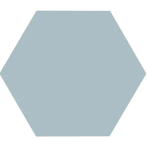 Lily Hex 2 Aqua Base Porcelain