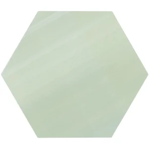 Lily Hex 2 Green Base Porcelain