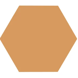 Lily Hex 2 Mostaza Base Porcelain