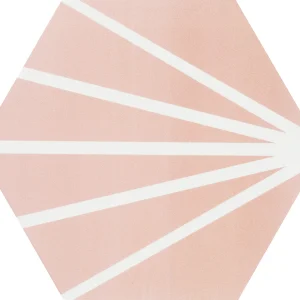 Lily Hex 2 Pink Porcelain