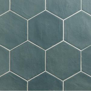 Zellige Hexagon Green