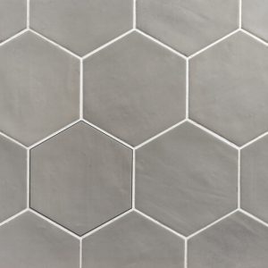 Zellige Hexagon Grey