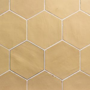 Zellige Hexagon Ocre
